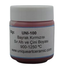 UNI 100 Bayrak Kırmızı Sıraltı ve Çini Boyası