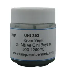 UNI 303 Krom Yeşili Sıraltı ve Çini Boyası