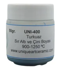 UNI 400 Turkuaz Sıraltı ve Çini Boyası