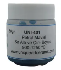 UNI 401 Petrol Mavi Sıraltı ve Çini Boyası