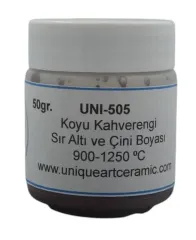UNI 505 Koyu Kahverengi Sıraltı ve Çini Boyası