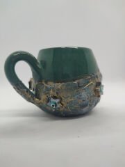 Dekoratif Mumluk Koyu Yeşil