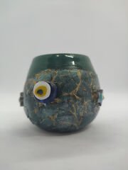 Dekoratif Mumluk Koyu Yeşil